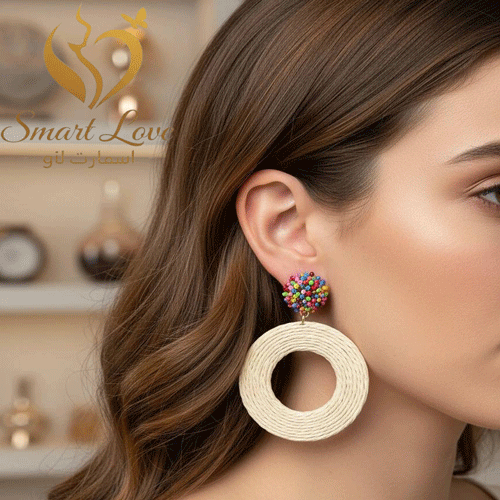 گوشواره حصیری دایره ترافلی